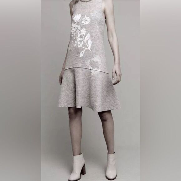 Anthropologie Afterlight Wool Dress by Knitted & Knotted Size Medium - Picture 1 of 7